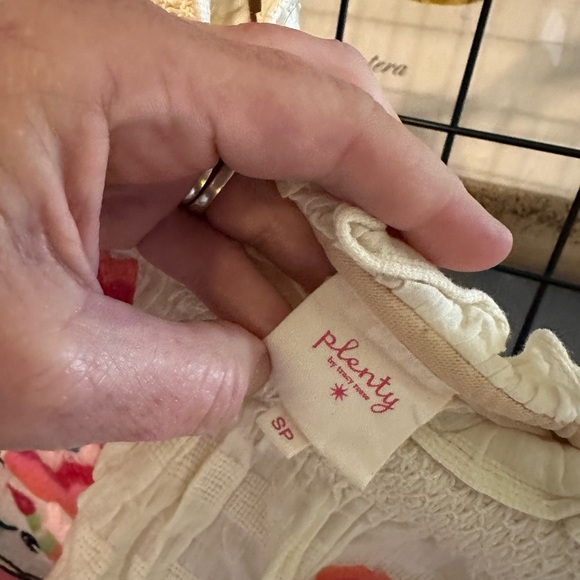 Anthropologie Pink and Blue Asymmetrical Sundress - Picture 12 of 12